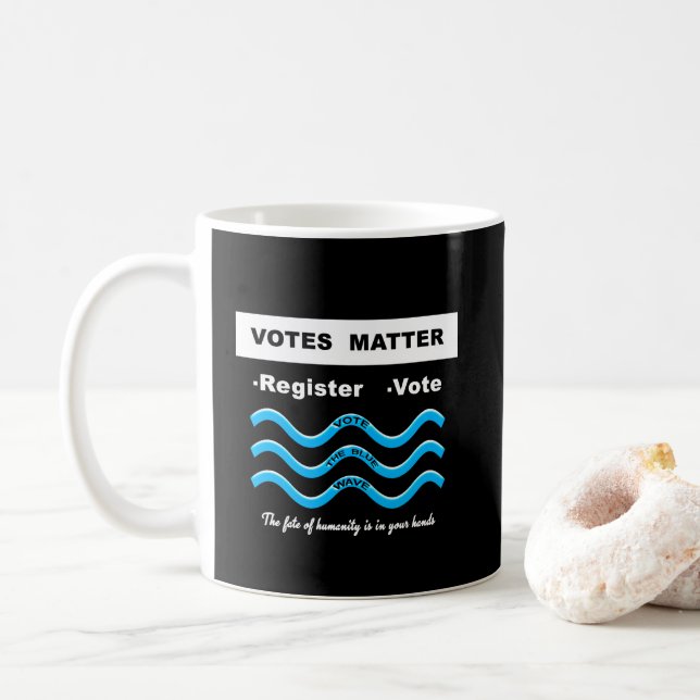 Taza De Café Votos importantes (Con donut)