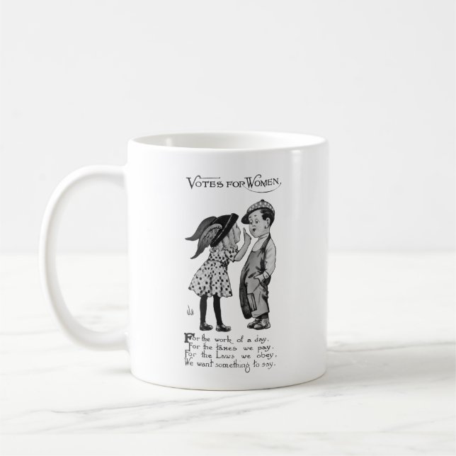 Taza De Café Votos para las mujeres (Izquierda)