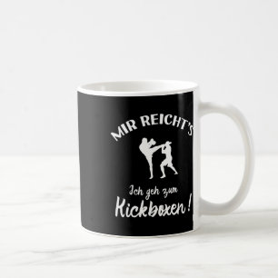 Taza De Café Voy a Kickboxing - Kick-boxer Kickboxing 