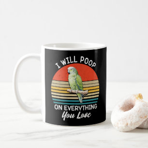 Taza De Café Voy A Mencionar Todo Lo Que Amas A Los Aves Retro
