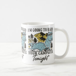 Taza De Café Voy a saquear tu campamento esta noche Camara de M