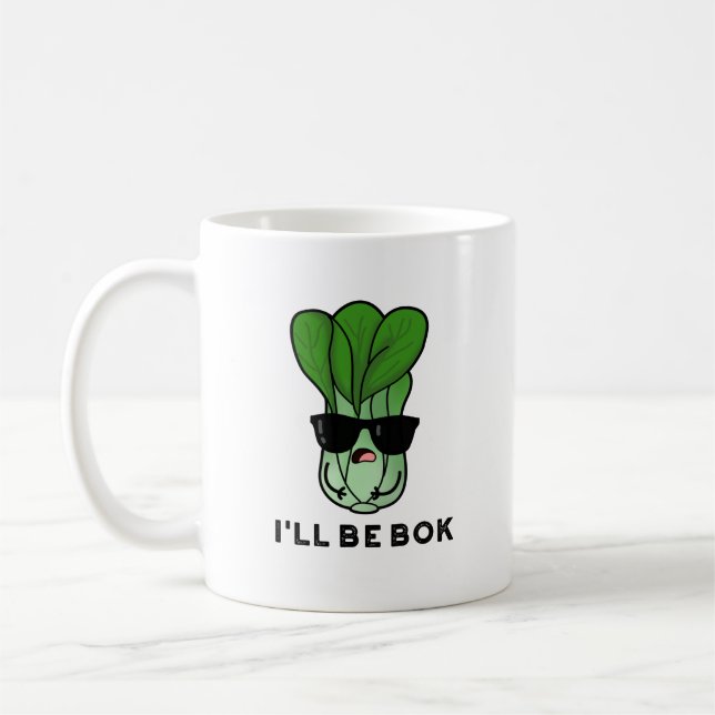 Taza De Café Voy a ser un divertido bollo de película de Veggie (Izquierda)