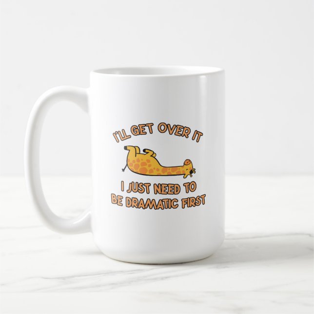 Taza De Café Voy a superar a la jirafa (Izquierda)