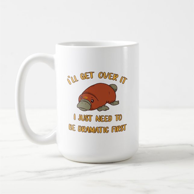 Taza De Café Voy a superar a Platypus (Izquierda)