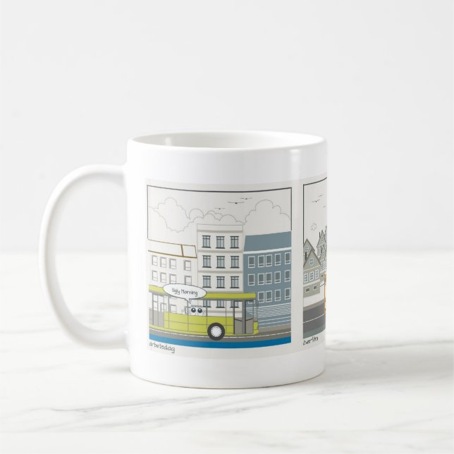 Taza De Café Voy a trabajar, estoy llamando (Izquierda)