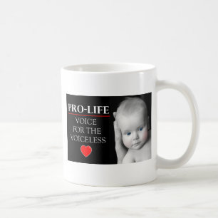 Taza De Café Voz antiabortista para el sordo
