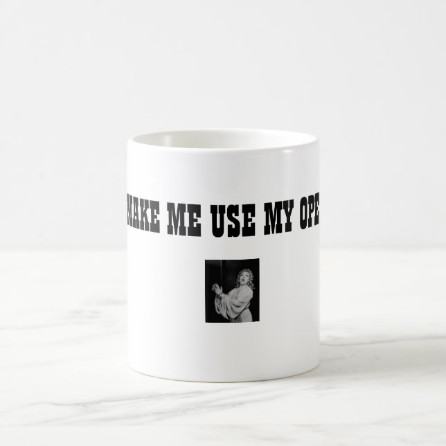 Taza De Café Voz de la ópera (Centro)