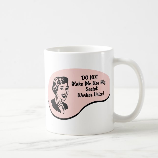 Taza De Café Voz del asistente social (Derecha)