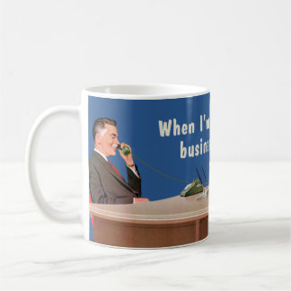 Taza De Café voz del hombre de negocios