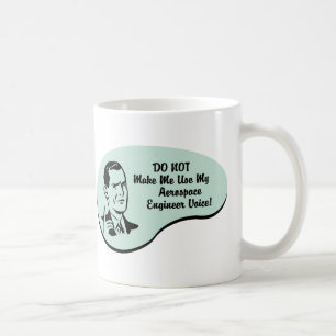 Taza De Café Voz del ingeniero aeroespacial