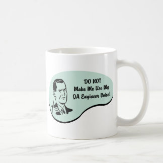 Taza De Café Voz del ingeniero del QA