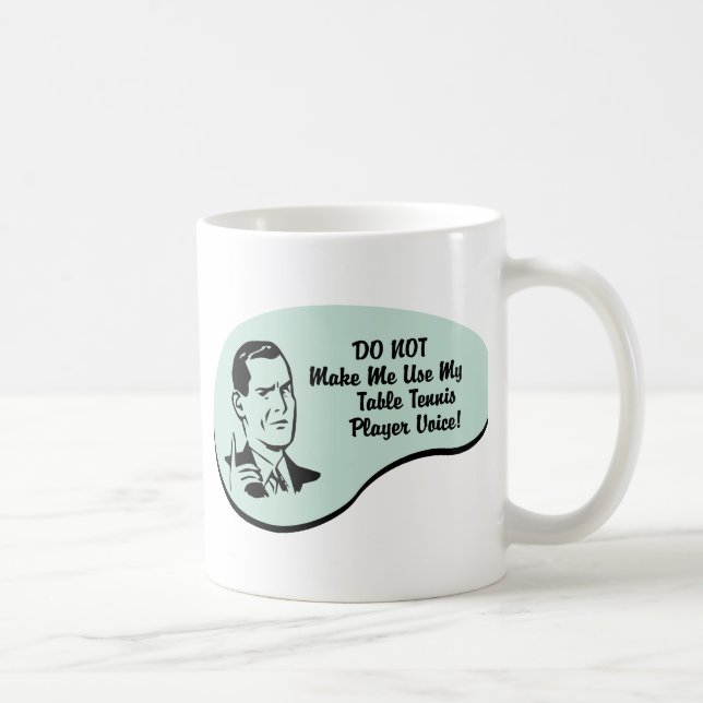 Taza De Café Voz del jugador de tenis de mesa (Derecha)