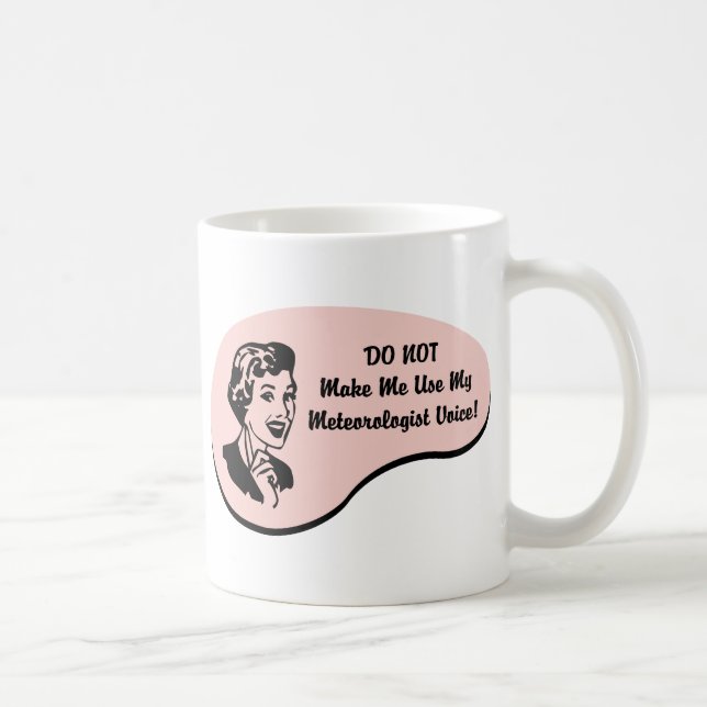 Taza De Café Voz del meteorólogo (Derecha)