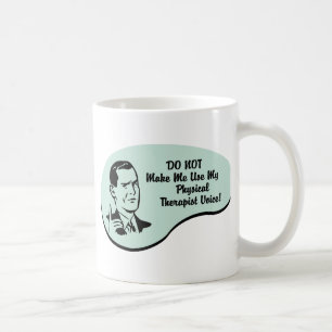 Taza De Café Voz del terapeuta físico