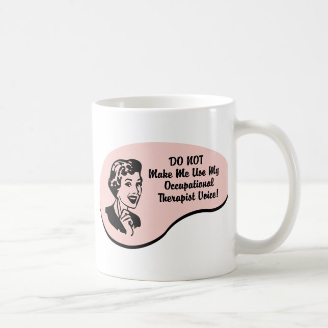 Taza De Café Voz del terapeuta profesional (Derecha)