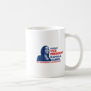 Taza De Café Vp Kamala Harris Respeto Por Su Nombre 2020 Joe Bi