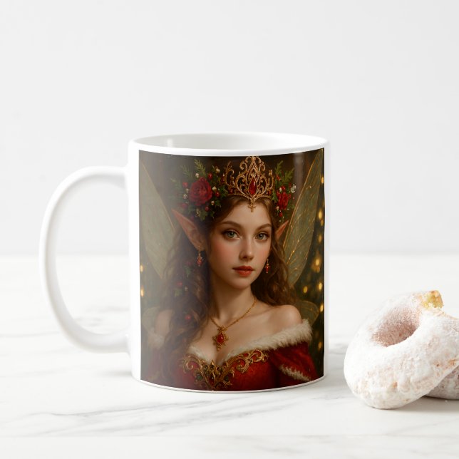 Taza De Café VS001_Vivid Fairy - Christmas Edition #1 (Con donut)