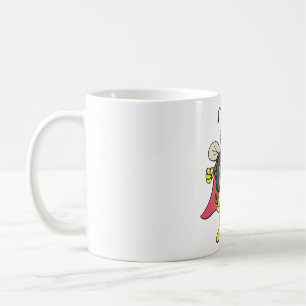 Taza De Café Vuela Dios Superhéroe Vuela Personaje Insecto