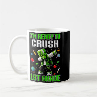 Taza De Café Vuelta al cole niños de 1er grado jugador primer d