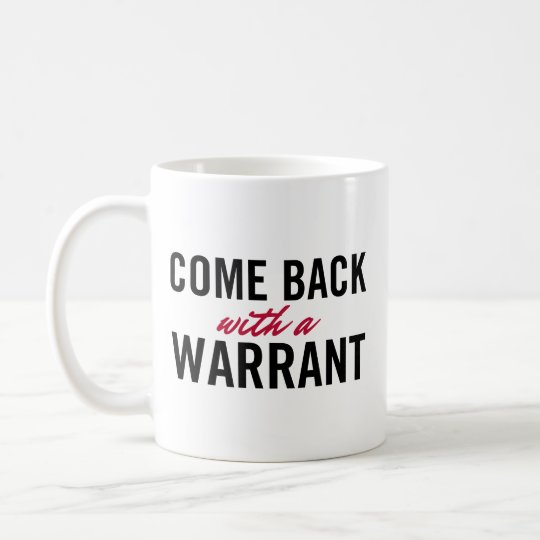 Taza De Café Vuelto con una autorización