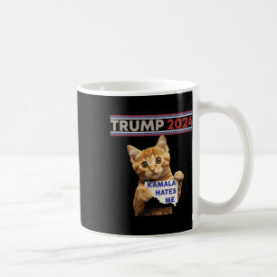 Taza De Café Vuelva a poner a los gatos a salvo Trump Gatos par