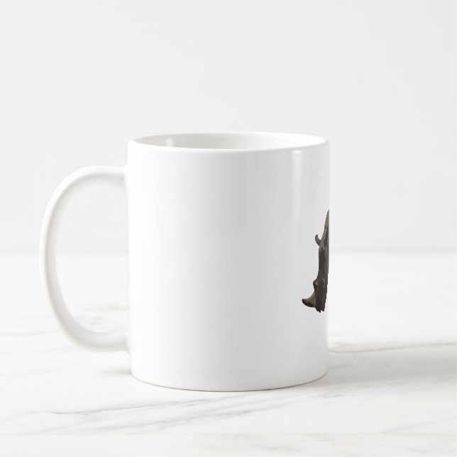 Taza De Café W es para el rinoceronte blanco (Izquierda)