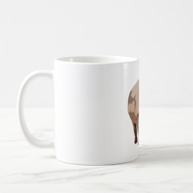 Taza De Café W es para el rinoceronte blanco (Izquierda)