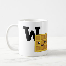 Taza De Café W es para Waffle