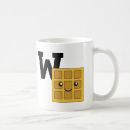 Taza De Café W es para Waffle