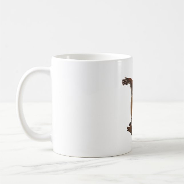 Taza De Café W es para Wooly Lemur (Izquierda)