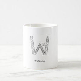 Taza De Café W está para el wombat