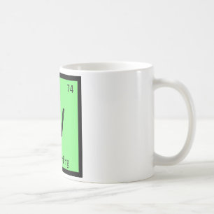 Taza De Café W - Tabla periódica Windsurfing de la química de