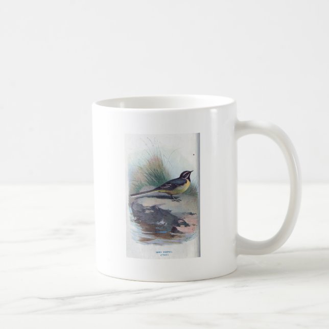 Taza De Café Wagtail gris (Derecha)