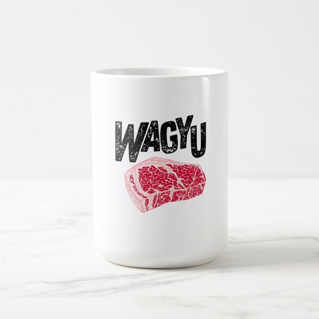 Taza De Café Wagyu Beef Steak - Amante de carne premium (Centro)
