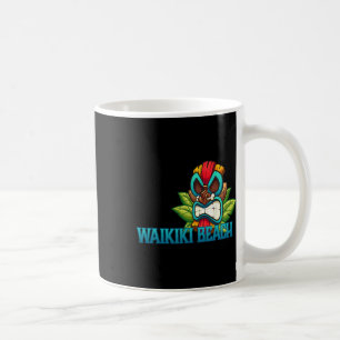Taza De Café Waikiki Beach Tiki - Playas de Hawái