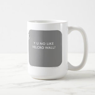 Taza De Café Waitwot "pared del conejito" de WW033 "Badass del