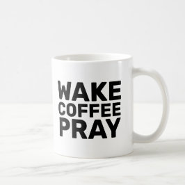 TAZA DE CAFÉ WAKE COFFEE PRAY MUGS