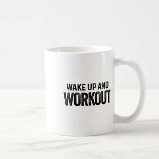 Taza De Café Wake Up And Workout - Bodybui Motivation Fitness