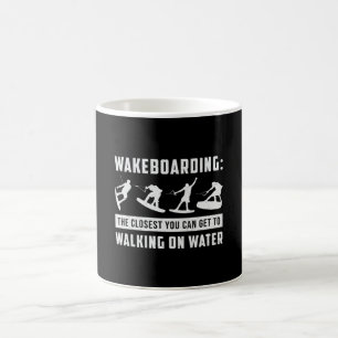Taza De Café Wakeboarding Caminar Sobre El Agua Wake Wakeboarde