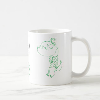 Taza De Café Wakeupasaurus