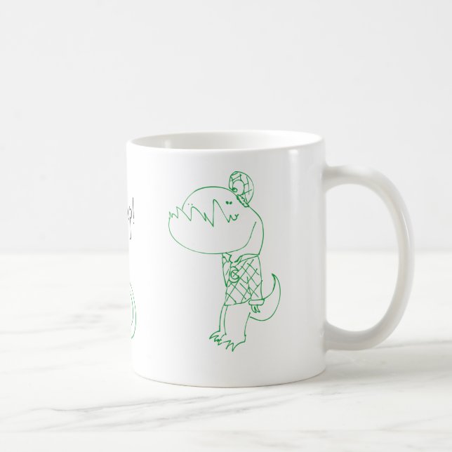 Taza De Café Wakeupasaurus (Derecha)