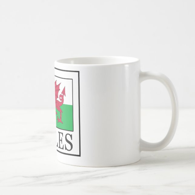 Taza De Café Wales Mug (Derecha)