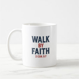 Taza De Café Walk by Faith Coffee Mug