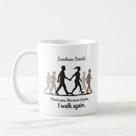 Taza De Café Walking Graphic Thank You Physical Therapist Gift
