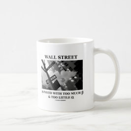 Taza De Café Wall Street se pavimenta con demasiada alfa beta
