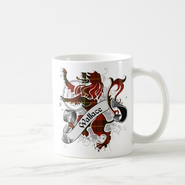 Taza De Café Wallace Tartan Lion (Derecha)