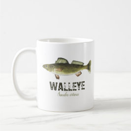 Taza De Café Walleye Fish Modern Fisherman Angler