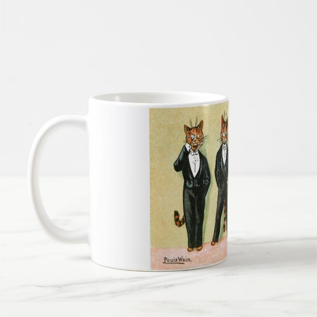 Taza De Café Wallflower Boy Cats de Louis Wain (Izquierda)
