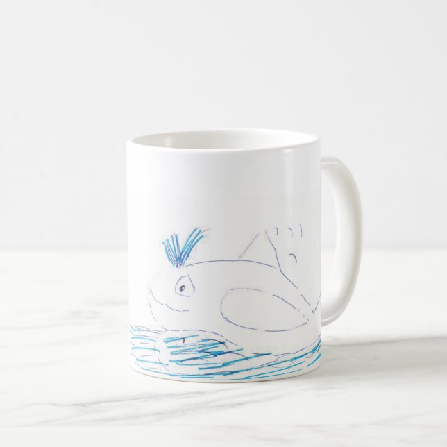 Taza De Café Wally Whale Mug (Anverso derecho)