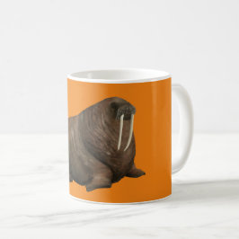 Taza De Café Walrus Mug - orange